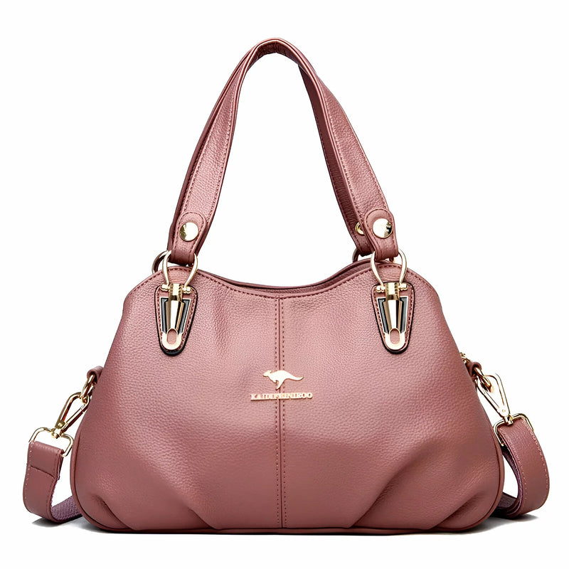 Bolsa de Ombro | Couro Genuíno | Elegância Versátil | Estilo Moderno