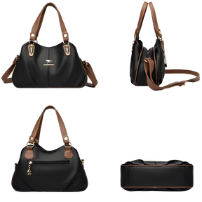 Bolsa de Ombro | Couro Genuíno | Elegância Versátil | Estilo Moderno