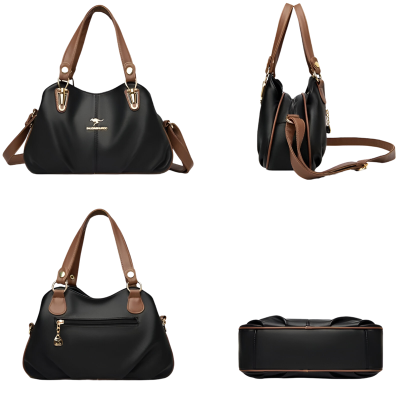 Bolsa de Ombro | Couro Genuíno | Elegância Versátil | Estilo Moderno
