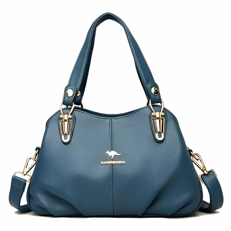 Bolsa de Ombro | Couro Genuíno | Elegância Versátil | Estilo Moderno