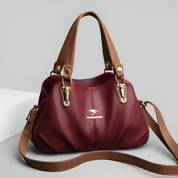 Bolsa de Ombro | Couro Genuíno | Elegância Versátil | Estilo Moderno