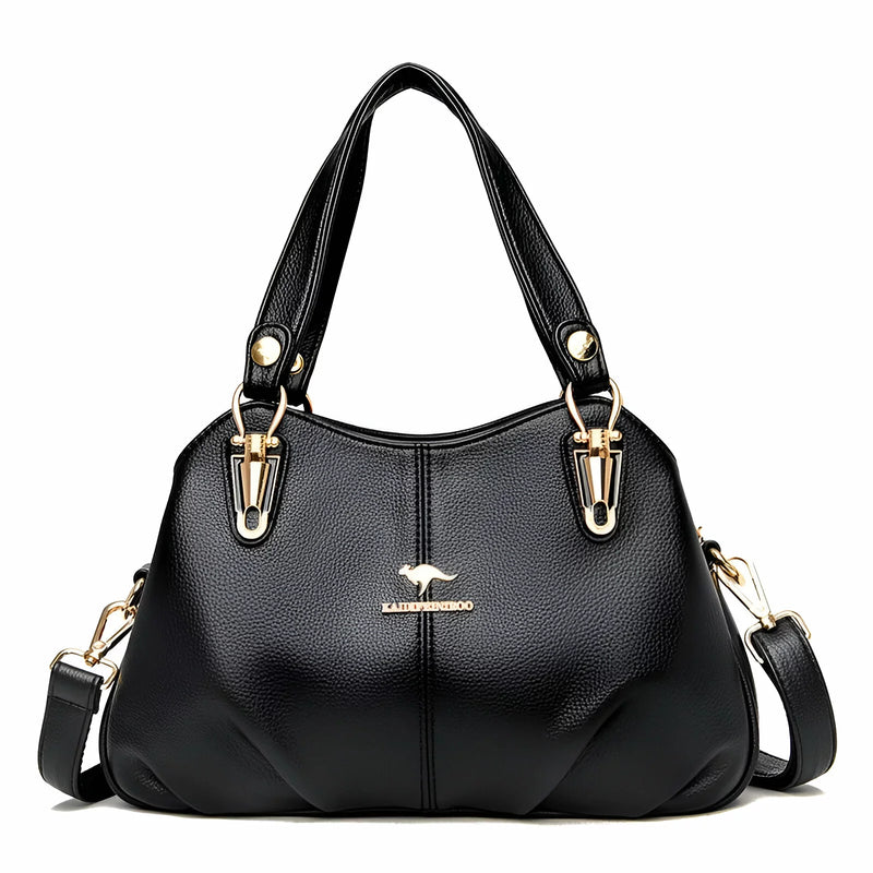 Bolsa de Ombro | Couro Genuíno | Elegância Versátil | Estilo Moderno