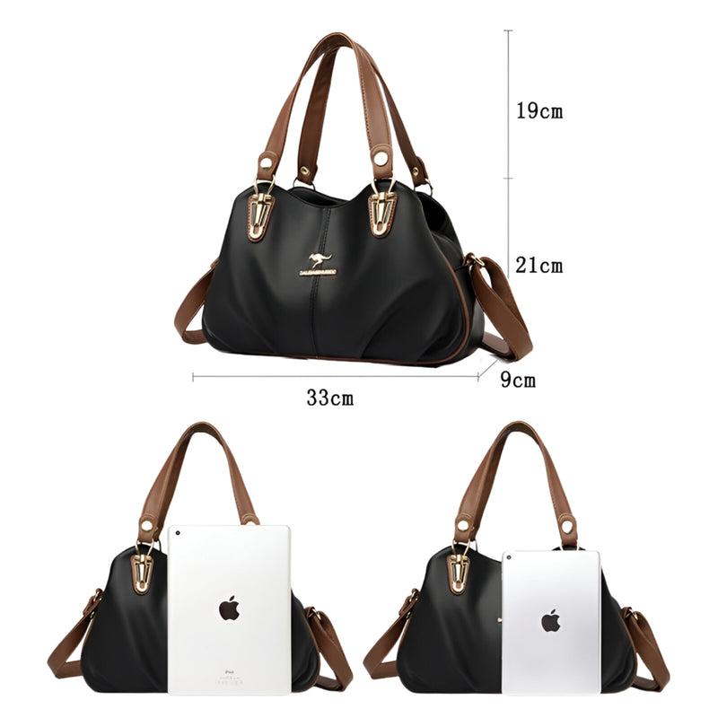 Bolsa de Ombro | Couro Genuíno | Elegância Versátil | Estilo Moderno