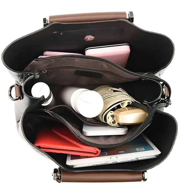 Bolsa Tote Elis em Couro de Alta Qualidade | Design Elaborado