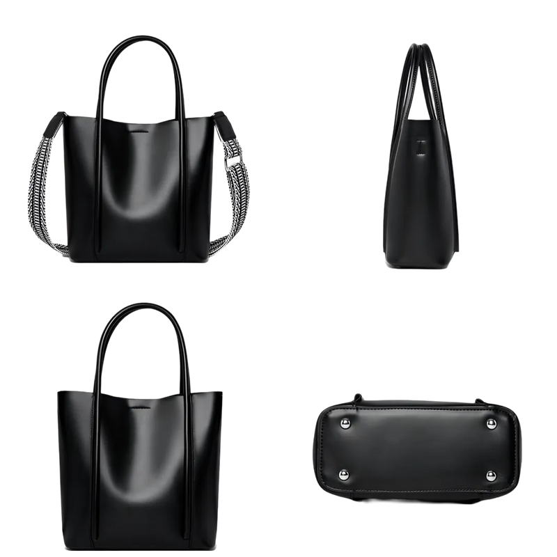 Bolsa Tote Bentli Grande em Couro | Para uso Casual ou Formal | Interior Espaçoso