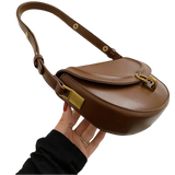 Bolsa Transversal Ulisses Alto Padrão - Shoulder Bag Retro | Couro de Qualidade