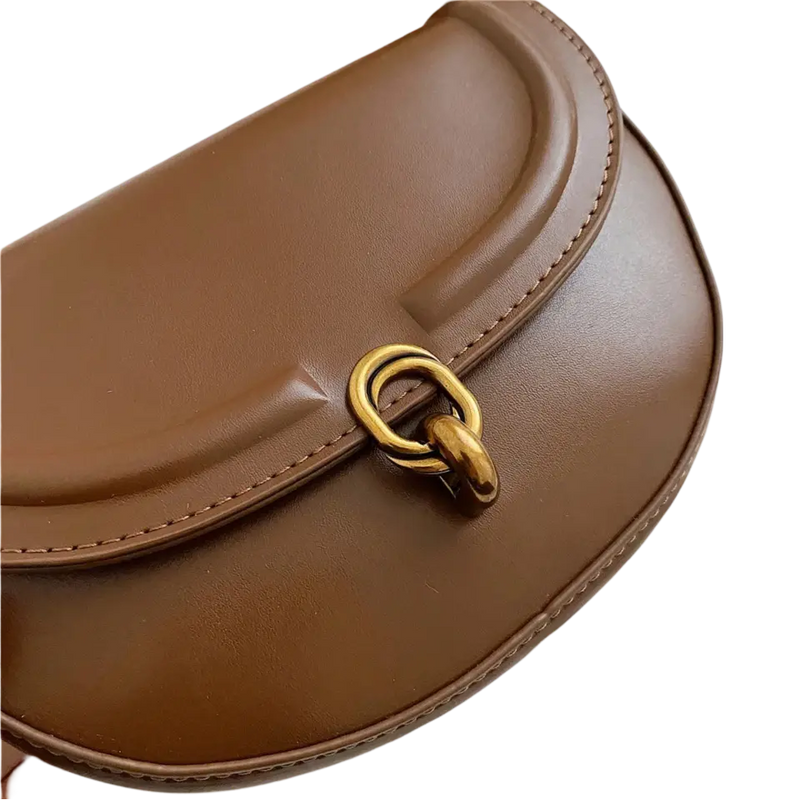 Bolsa Transversal Ulisses Alto Padrão - Shoulder Bag Retro | Couro de Qualidade