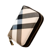 Carteira de Bolsa Casual Xadrez para Mulheres - Ideal para o Dia a Dia