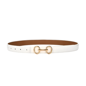 Cinto em Couro com Fivela Ajustável | Elegância e Versatilidade para Mulheres Modernas