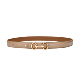 Cinto em Couro com Fivela Ajustável | Elegância e Versatilidade para Mulheres Modernas