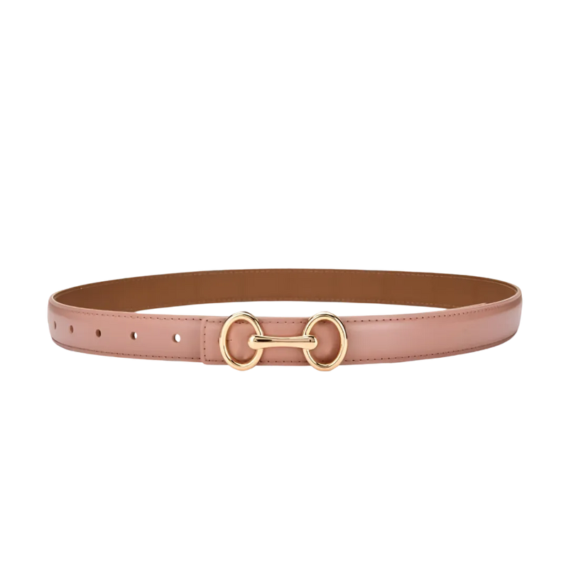 Cinto em Couro com Fivela Ajustável | Elegância e Versatilidade para Mulheres Modernas