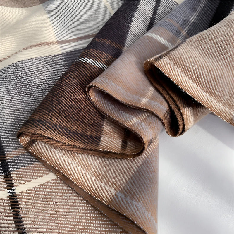 Echarpe Xadrez para Mulheres - Moderno e Elegante | Ideal para o Inverno