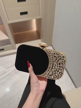 Bolsa Clutch Tiffany Com Alça de Mão e de Ombro - Ideal Para Festas e Eventos