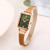 Relógio Feminino Dourado Veneza - Quartzo e Aço Inoxidável