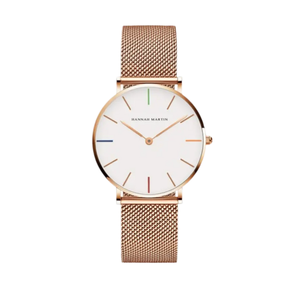 Relógio Feminino Hannah Martin em Quartzo Design Minimalista e Moderno