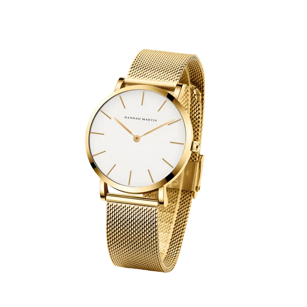 Relógio Feminino Hannah Martin em Quartzo Design Minimalista e Moderno