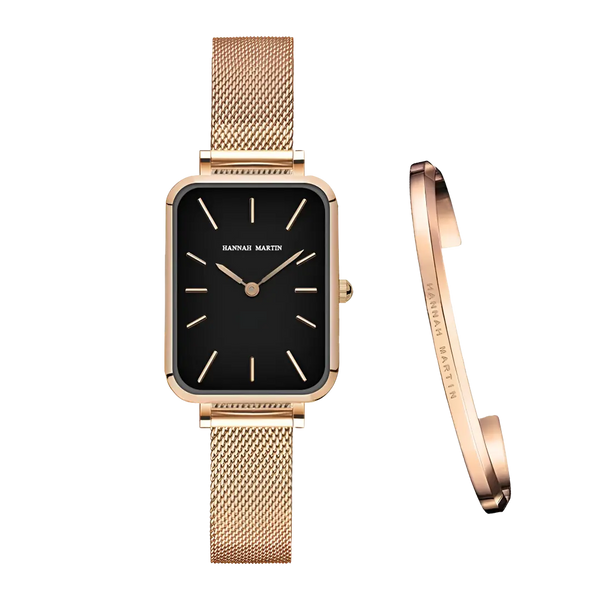 Relógio Feminino Quartzo Martin Retangular - Ganhe a Pulseira da Marca